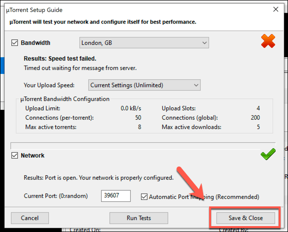 utorrent connecting to peers