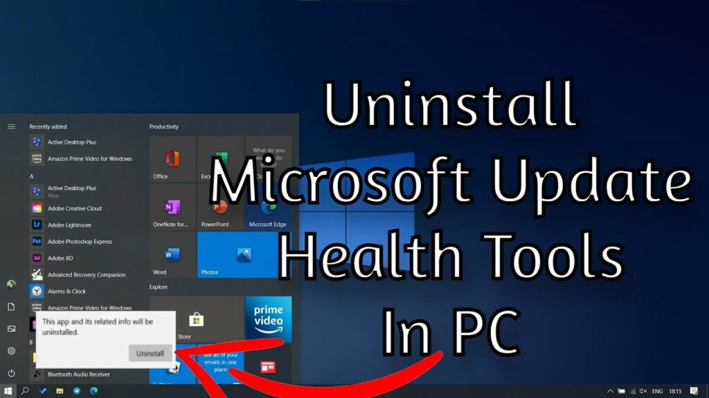 Microsoft update health tools