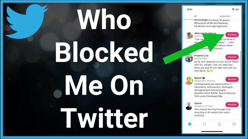 Twitter block list checker