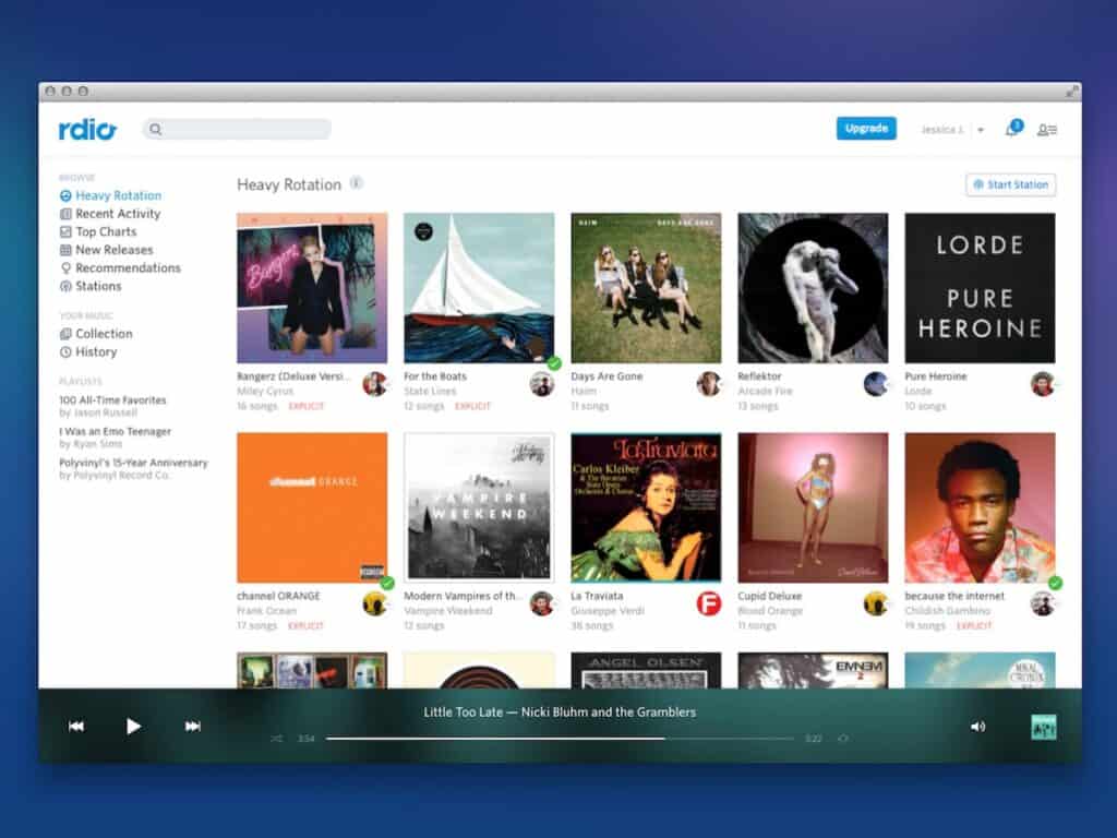 Rdio Alternatives