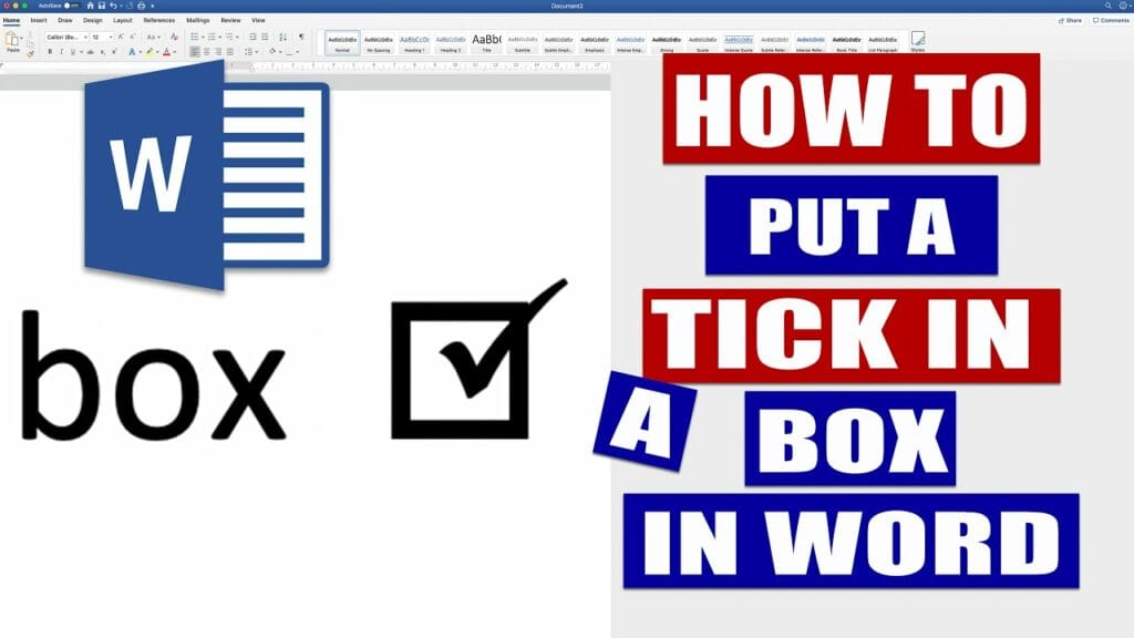 How To Check A Box In Word Documents